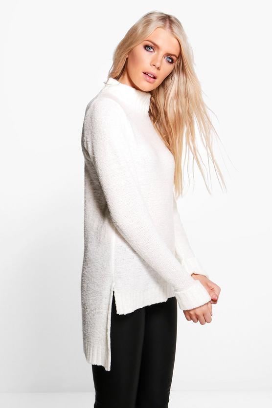 Jessica Funnel Neck Jumper